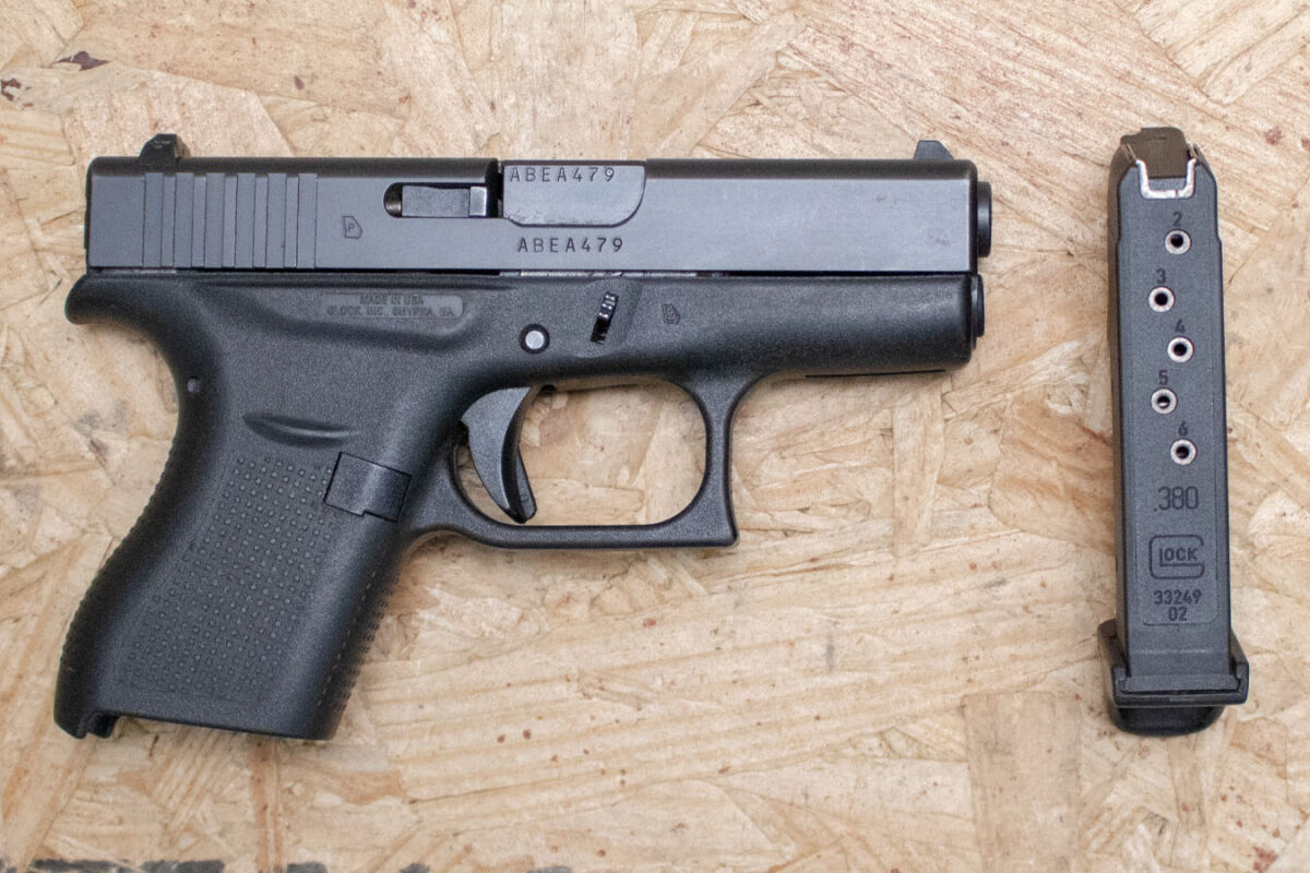 Glock Model 42 380ACP Police Trade-In Pistol
