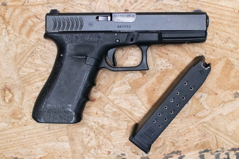 Glock 22 40 S&W Police Trade-In Pistol with Scalloped Slide Cuts