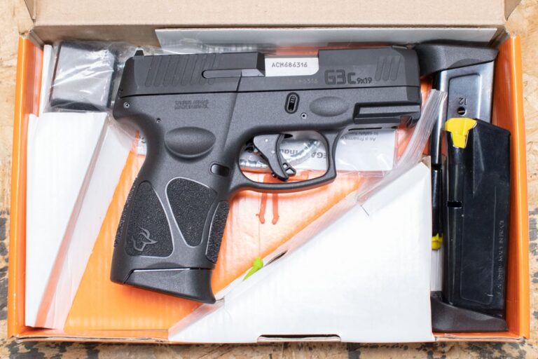 Taurus G3C 9mm Used Trade-In Pistol with Three Magazines, Box