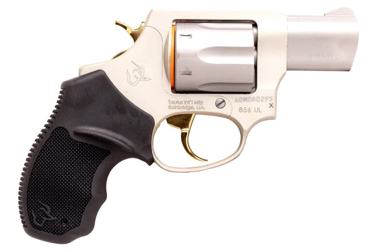 Taurus 856 Ultra Lite 38 Special Stainless Revolver with Gold Accents (Blemished)