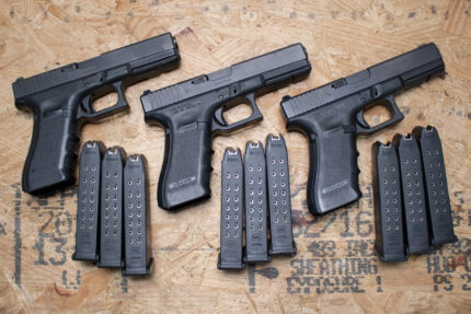 Glock 17 Gen4 9mm Police Trade-in Pistols (Fair Condition)