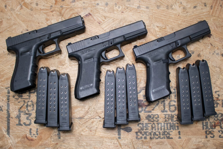Glock 17 Gen4 9mm Police Trade-in Pistols (Fair Condition)