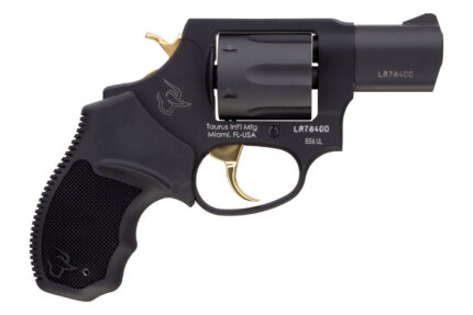 Taurus 856 Ultra Lite 38 Special Matte Black Revolver with Gold Accents (Blemished)
