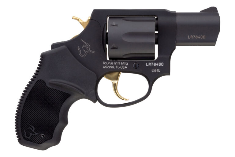 Taurus 856 Ultra Lite 38 Special Matte Black Revolver with Gold Accents (Blemished)