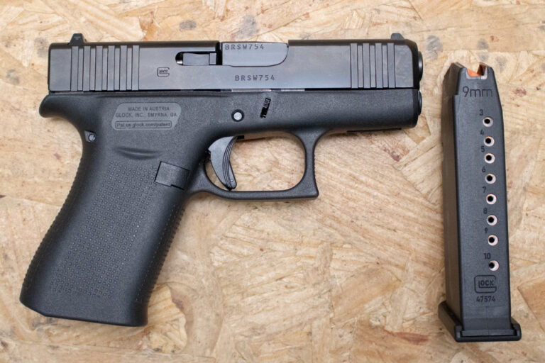 Glock 43X 9mm Police Trade-In Pistol with 10-Round Magazine