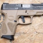 Taurus G2C 9mm Police Trade-In Pistol with Manual Safety and Tan Frame
