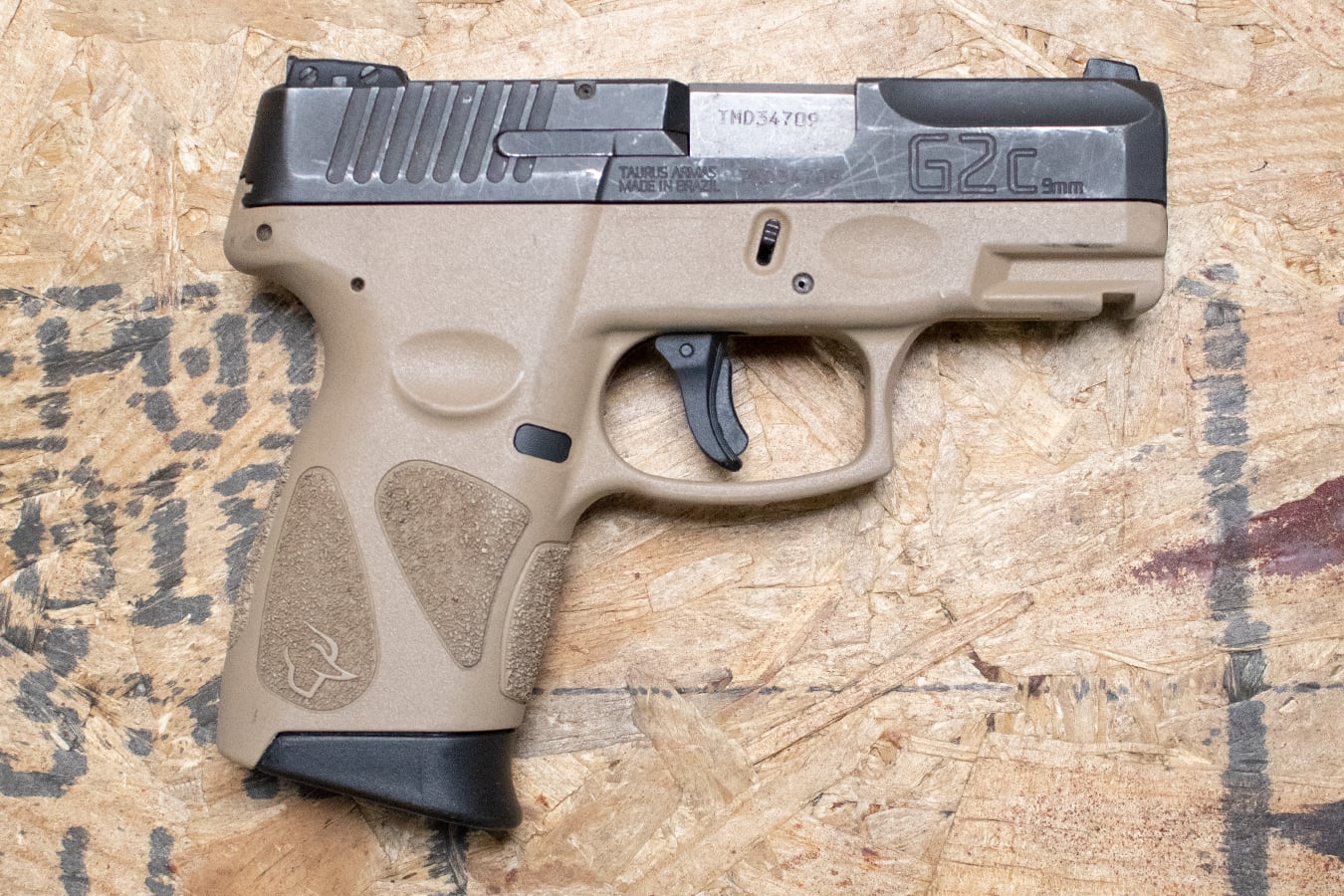 127326-default-l Taurus G2C 9mm Police Trade-In Pistol with Manual Safety and Tan Frame