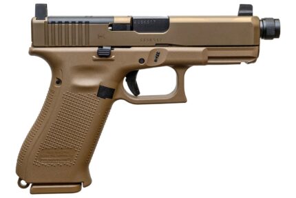 Glock 19X MOS 9mm Pistol with Threaded Barrel and Coyote Tan Finish