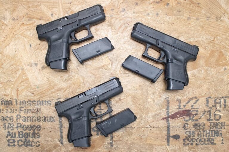 Glock 26 Gen5 9mm Police Trade-In Pistols (Good Condition)