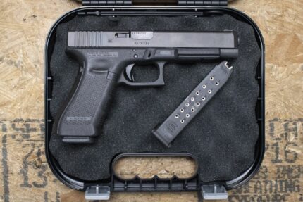 Glock 34 Gen4 9mm Police Trade-In Pistol with Two Magazines (Good Condition)