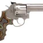 Taurus Model 66 357 Magnum Stainless Revolver with Laminated Camo Wood Grips and 4-Inch
