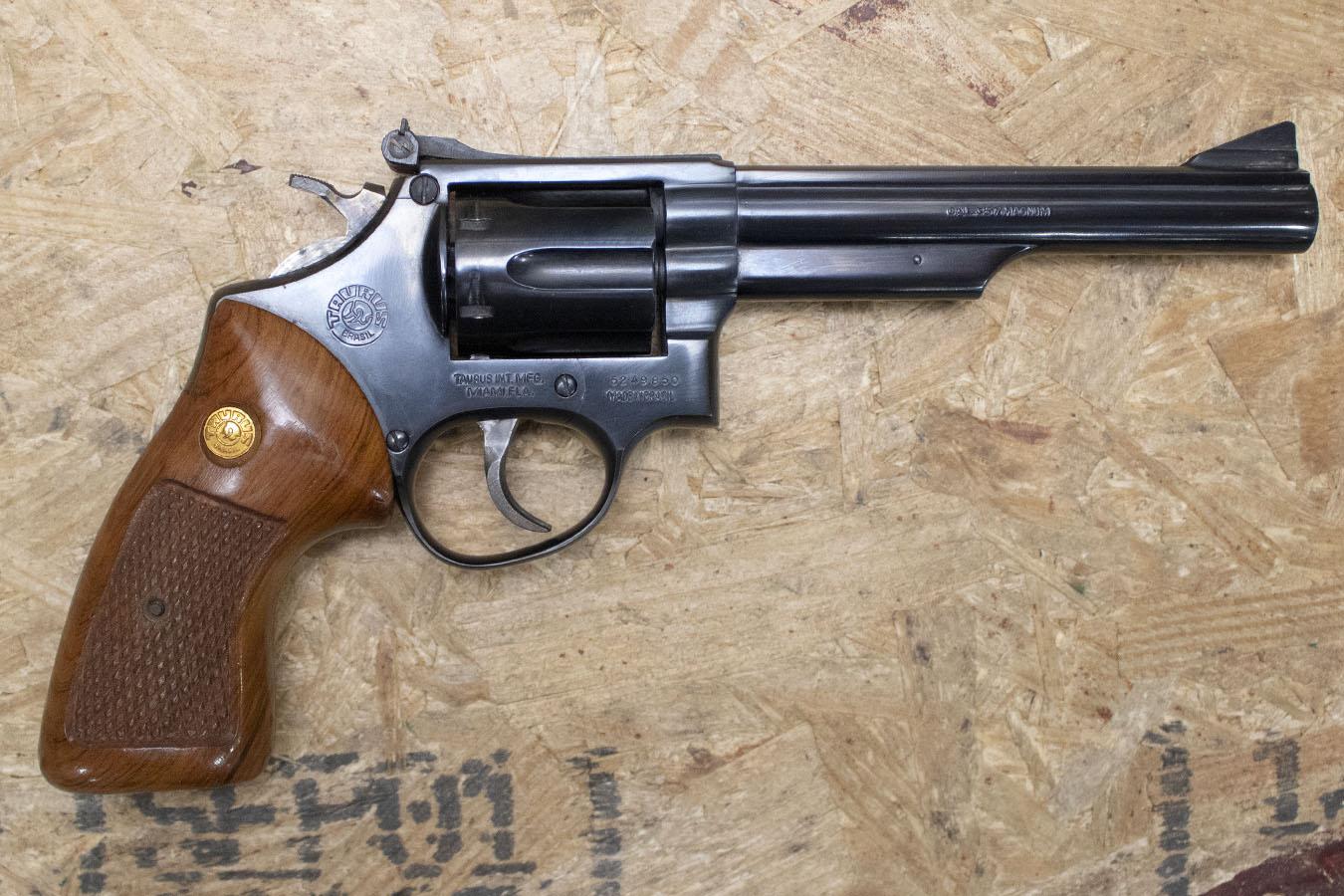 139826-default-l Taurus Model 66 357 Magnum Police Trade-In Revolver with 6 Inch Barrel and Wood Grips