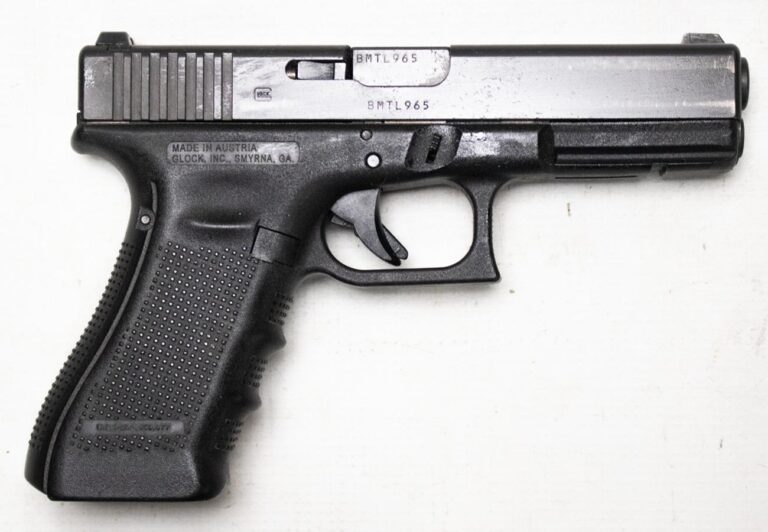 Glock 22 Gen4 40 S&W Police Trade-In Semi-Auto Pistol with Front Accessory Rail