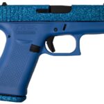 Glock 43x 9mm Pistol with Sapphire Glitter Blue Finish