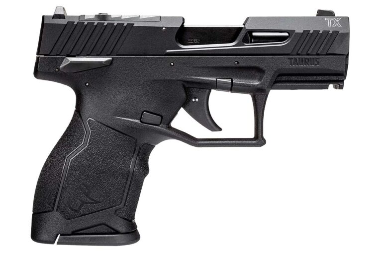 Taurus TX22 Compact 22LR Black Optic Ready 13+1 Rimfire Pistol with Lightning Cuts