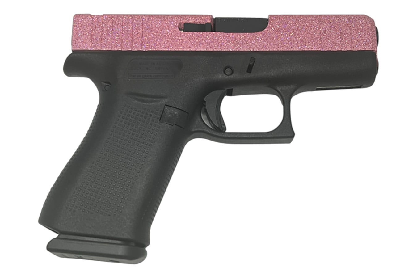 148605-default-l Glock 43X MOS 9mm Optic Ready Pistol with Pink Glitter Slide