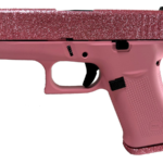Glock 43X 9mm Semi-Auto Pistol with Bubble Gum Pink Glitter Finish