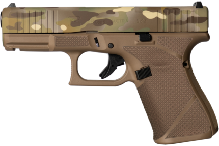 Glock 19 MOS Gen5 9mm Compact Pistol with FDE Camo Finish