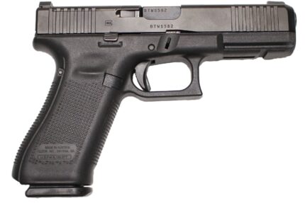 Glock 17 Gen5 9mm Police Trade-In Pistols with Night Sights and Front Slide Serrations (Very Good Condition)