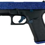 Glock 43x Slim Subcompact 9mm Pistol with Navy Blue Glitter Slide