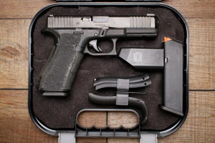 Glock 17 Gen 5 MOS 9mm Police Trade-In Pistols with Night Sights and Front Slide Serrations (Fair Condition)