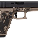 Glock 20 Gen4 10mm Pistol with Black Slide and Rose Gold Kodiak Polymer Frame with Pic Rail