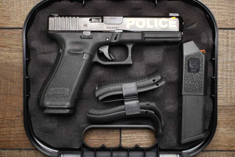 Glock 17 Gen 5 9mm Police Trade-in Pistol with Police Markings and Original Box