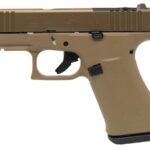 Glock 43X MOS 9mm Pistol with Coyote Finish