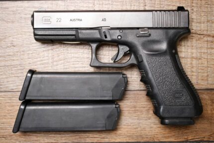 Glock 22 Gen3 40 S&W Police Trade-In Pistol with Three Magazines