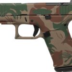 Glock 43X 9mm MOS Rhodesian Brush Stroke with (Two) 10 Round Magazines
