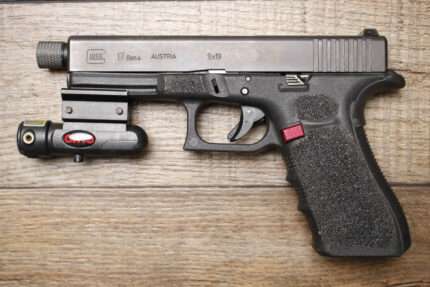 Glock 17 Gen 4 9mm Police Trade-In Pistol with Laser and Threaded Barrel (No Magazine)