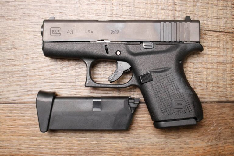 Glock 43 9mm US Made Police Trade-In Pistol (Good Condition)
