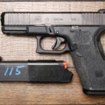 Glock 45 9mm Police Trade-In Pistol with Night Sights and Stippled Grip (Good Condition)