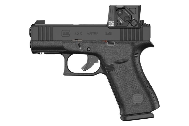 Glock G43X 9mm 15-Round Optic Ready Pistol with Aimpoint COA Red Dot Sight