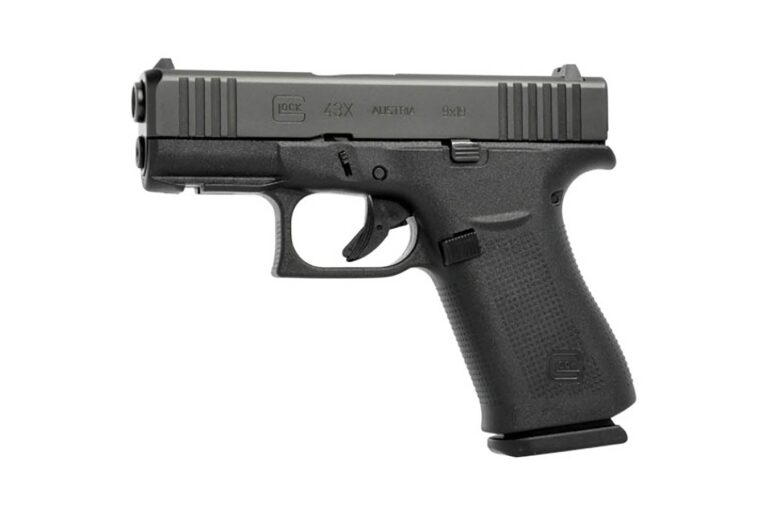 Glock G43X 9mm 15 Round Pistol with Front Rail