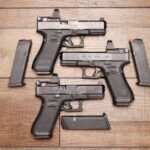 Glock 45 9mm Police Trade-In Pistol with Night Sights and Leupold Delta Point Pro Red Dot (Very Good Condition)