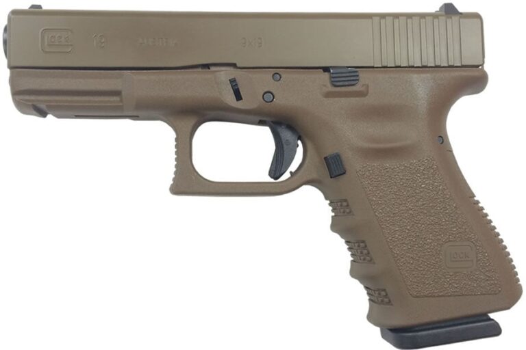 Glock 19 Gen3 9mm 15-Round Pistol with Flat Dark Earth Slide and Frame