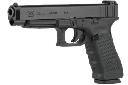 Glock 34 Gen4 9mm 17-Round Pistol with Adjustable Sight