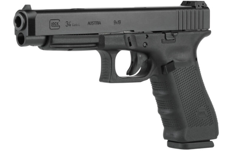 Glock 34 Gen4 9mm 17-Round Pistol with Adjustable Sight