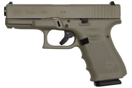 Glock 19 Gen4 9mm 15-Round Pistol with Elite Earth Cerakote Finish
