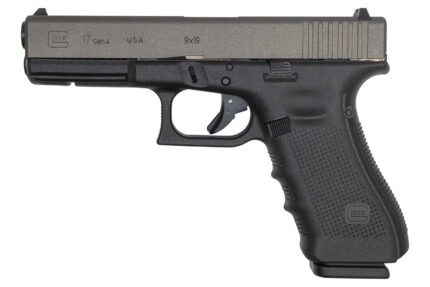 Glock 17 Gen4 9mm 17-Round Pistol with Tungsten Cerakote Slide