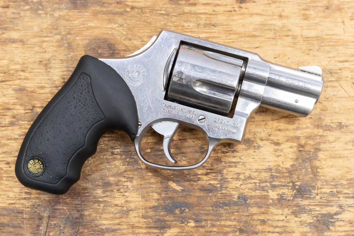 64189-default-l Taurus 445 44 Special Stainless Used Trade-in Revolver with Ported Barrel