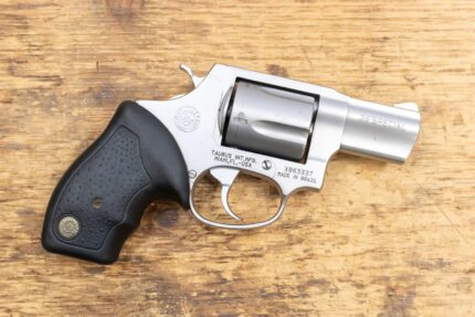 Taurus 85 38 Special Stainless Used Trade-in Revolver with Black Rubber Grips