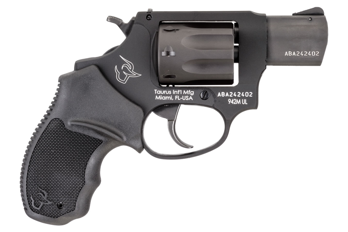 80842-default-l Taurus 942 Ultralite 22WMR Rimfire Revolver with 2 Inch Barrel and Matte Black Finish