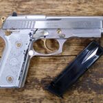 Taurus PT-92 AFS 9mm Police Trade-In Pistol with Gold Highlights and Accessory Rail