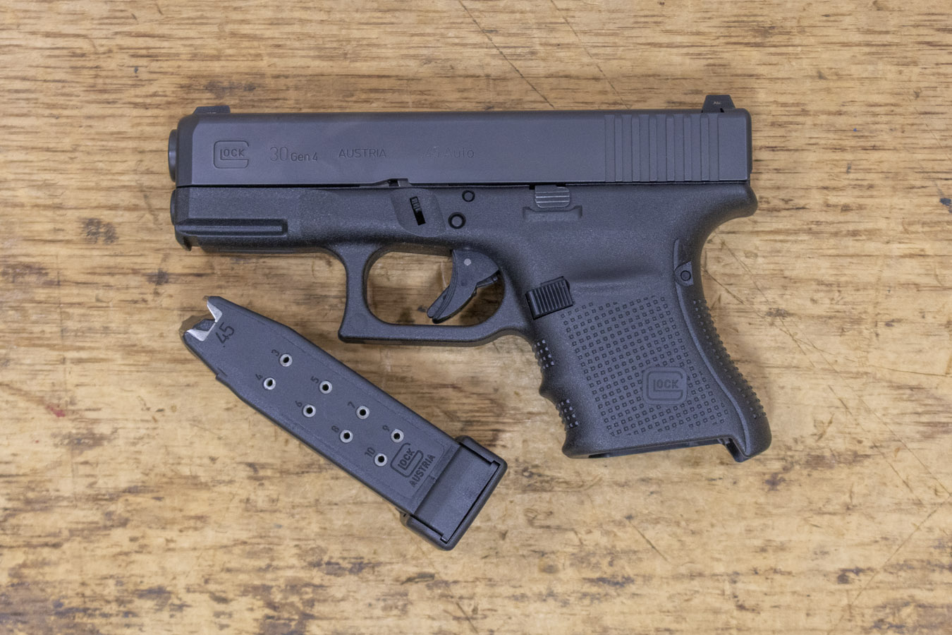 95542-default-l Glock 30 GEN4 45 ACP Police Trade-In Pistol with Night Sights