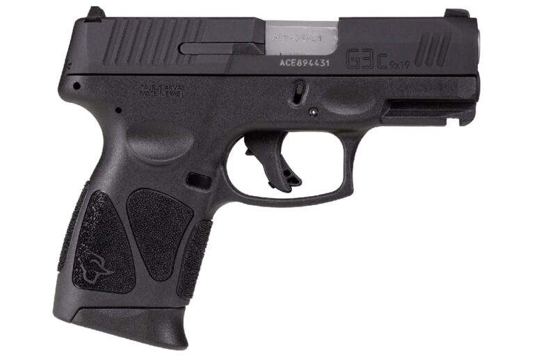 Taurus G3c 9mm Compact Striker-Fired Pistol with Three 12-Round Magazines