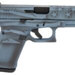Glock G23 Gen5 Compact 40 S&W Pistol with Blue Titanium Flag Cerakote Finish