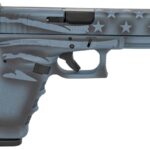 Glock G17 Gen3 9mm Pistol with Coyote Blue Titanium Flag Cerakote Finish
