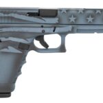 Glock G34 Gen3 9mm Competition Pistol with Blue Titanium Flag Cerakote Finish